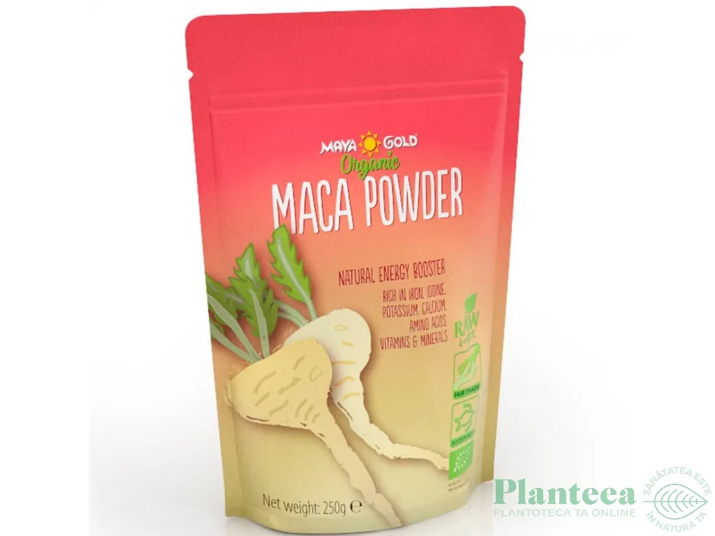 Pulbere maca raw eco 250g - MAYA GOLD