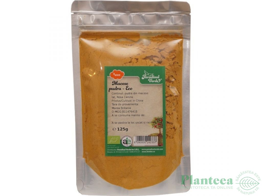 Pulbere macese ET eco 125g - PARADISUL VERDE