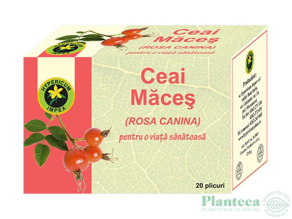 Ceai macese 20dz - HYPERICUM PLANT