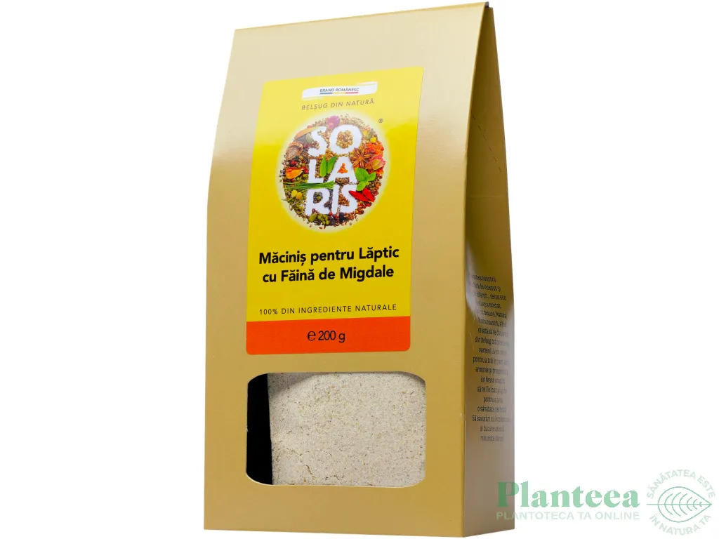 Macinis pt laptic faina migdale 200g - SOLARIS