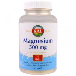 Magnesium 500mg 60cps - KAL