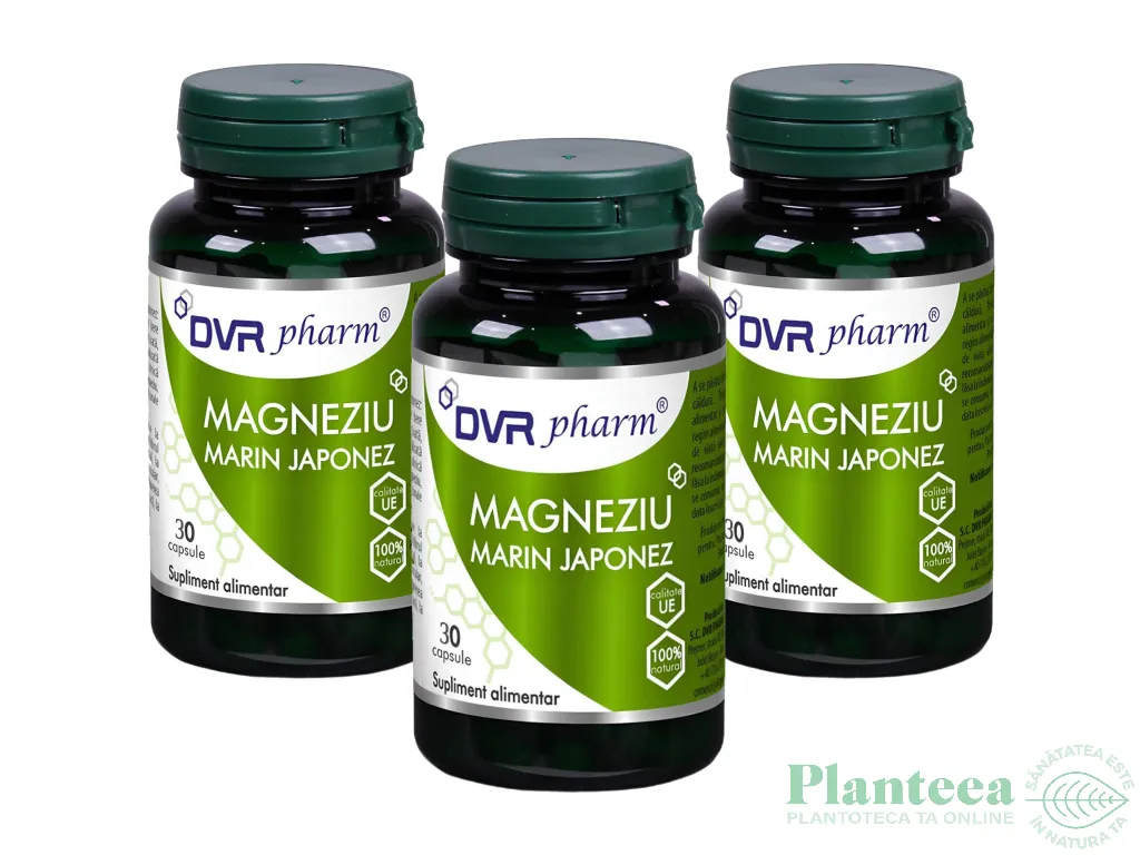 Set Magneziu marin japonez 3x30cps - DVR PHARM