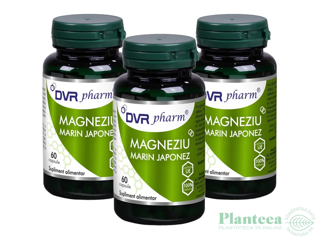Set Magneziu marin japonez 3x60cps - DVR PHARM