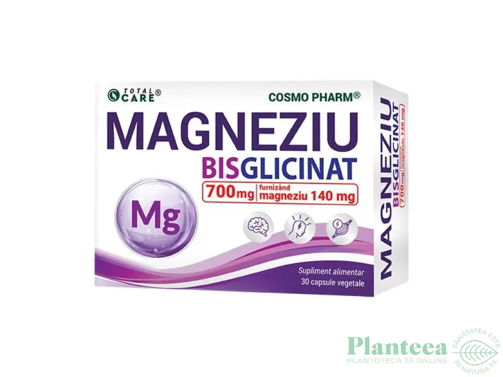 Magneziu bisglicinat 30cps - TOTAL CARE