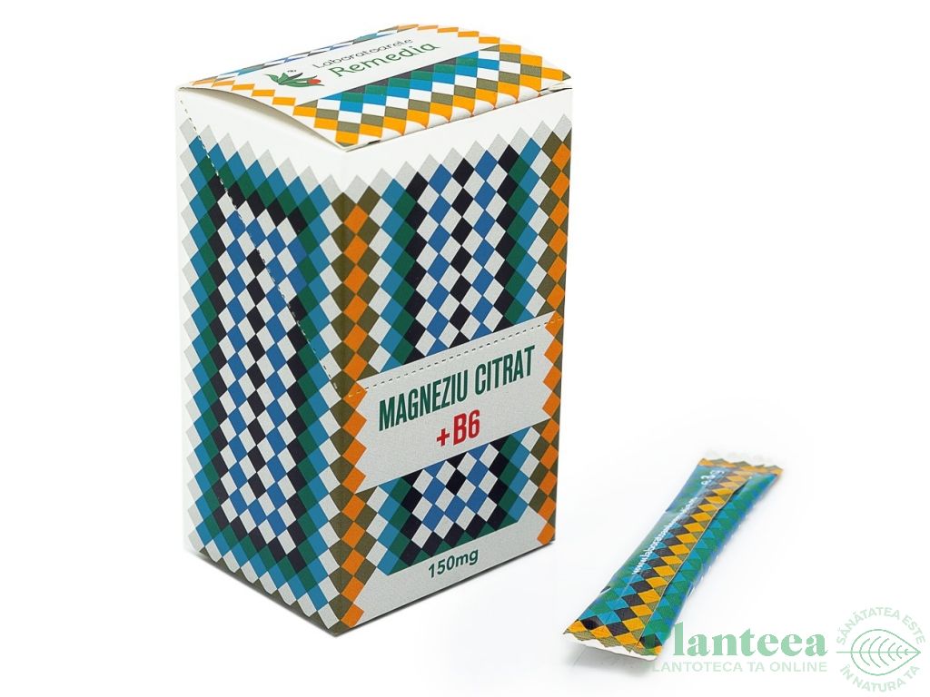 Magneziu citrat 150mg 25pl - REMEDIA