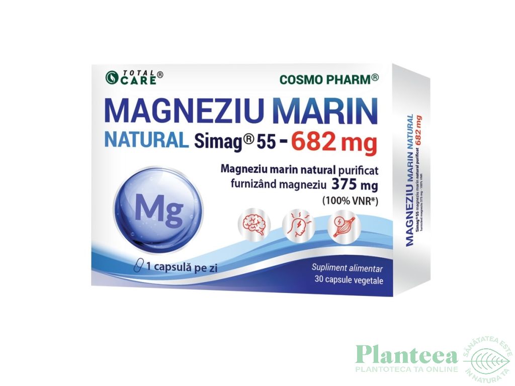 Magneziu marin natural 682mg 30cp - TOTAL CARE