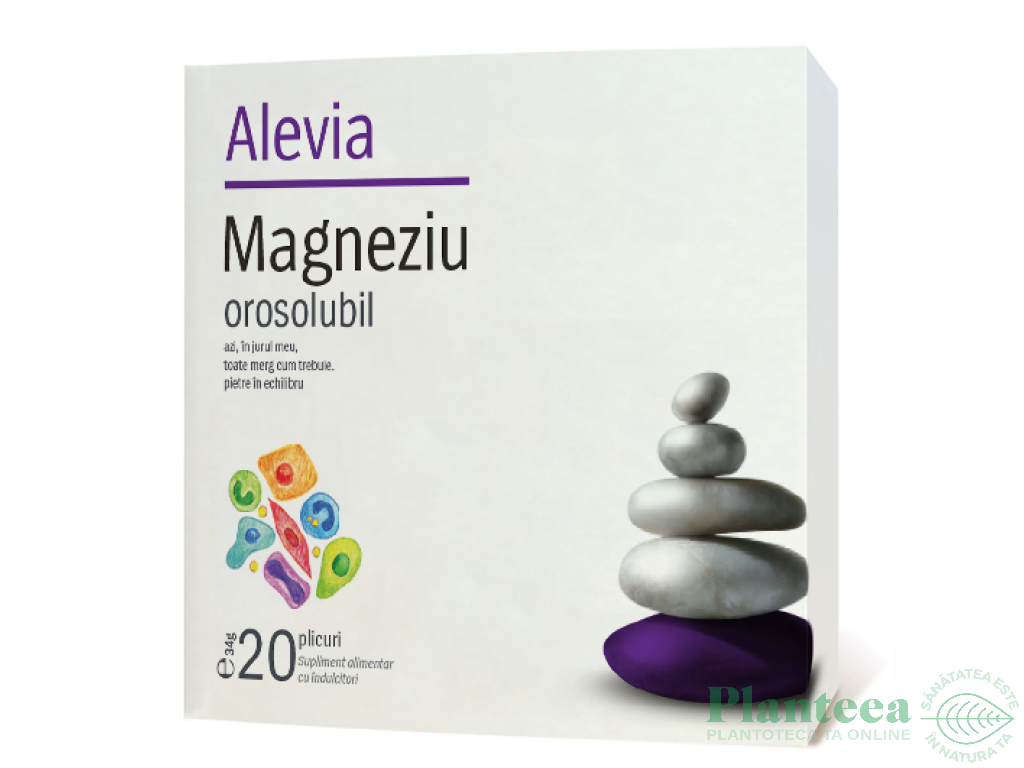 Magneziu 150mg orosolubil 20pl - ALEVIA