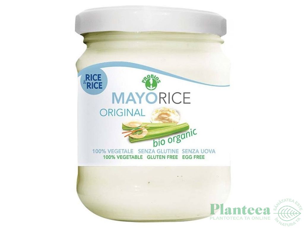 Maioneza vegana orez ierburi aromate eco 165g - PROBIOS