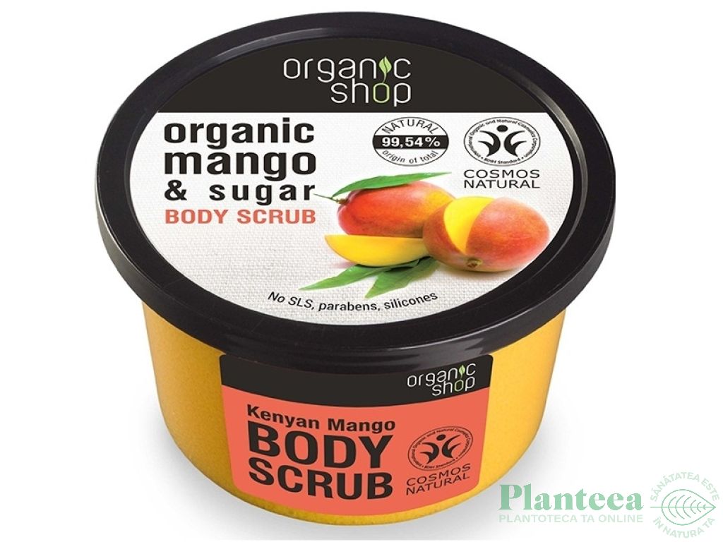 Scrub corp mango zahar 250ml - ORGANIC SHOP