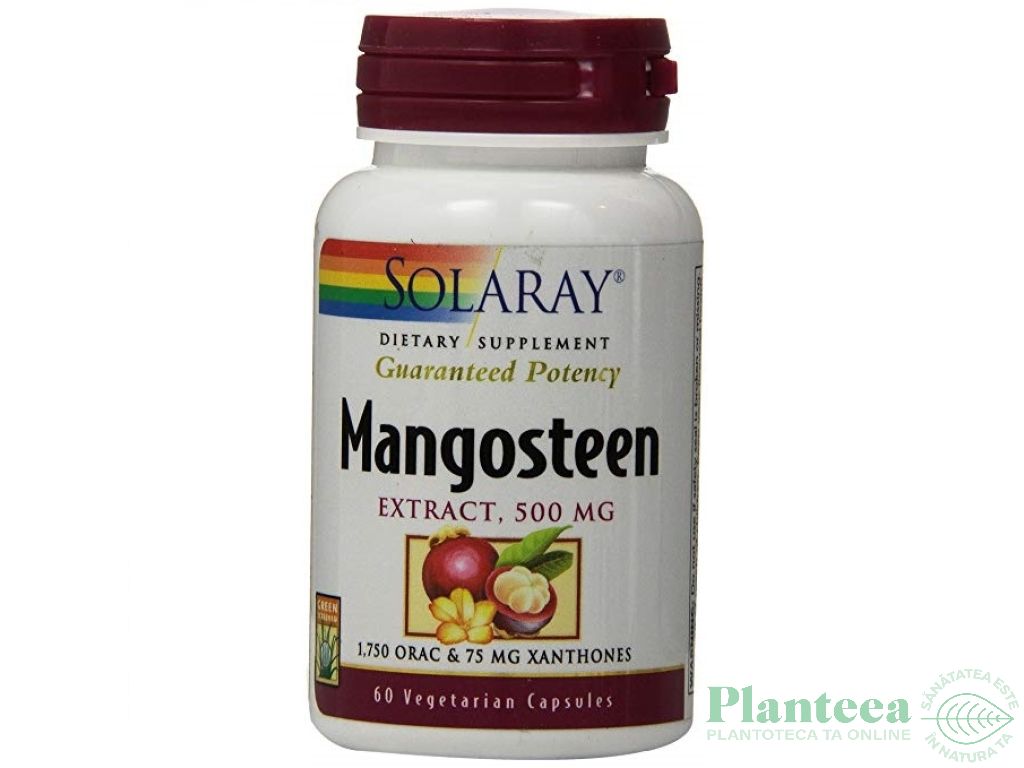 Mangosteen 500mg 60cps - SOLARAY