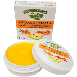 Balsam crema catina morcov avocado 15g - VERRE DE NATURE