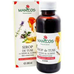 Sirop tuse miere 200ml - MANICOS