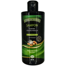 Sampon natural contra caderii parului miere argan nuca 300ml - VERRE DE NATURE