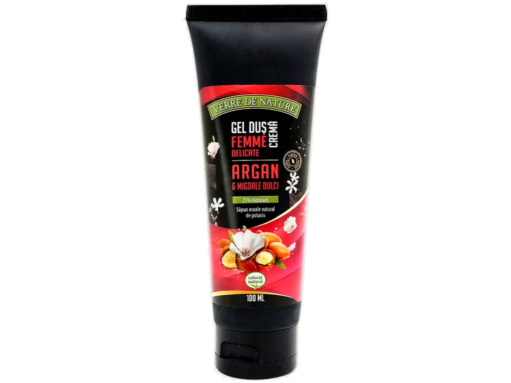 Gel dus crema miere argan migdale Femme Delicate 100ml - VERRE DE NATURE