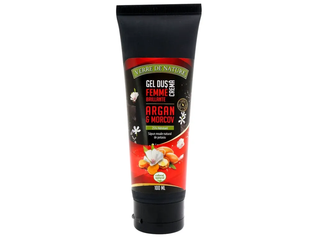 Gel dus crema miere argan morcov Femme Brillante 100ml - VERRE DE NATURE