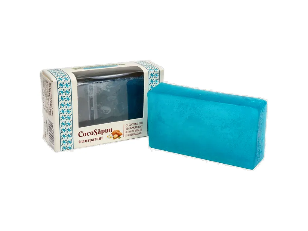 Sapun transparent Coco argan musetel note relaxante 100g - VERRE DE NATURE