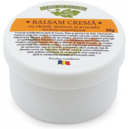 Balsam crema catina morcov avocado 55g - VERRE DE NATURE
