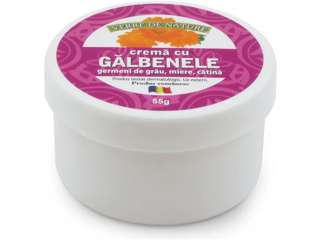 Crema galbenele germeni grau catina miere 55g - VERRE DE NATURE
