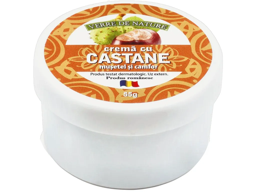 Crema castan musetel camfor 55g - VERRE DE NATURE