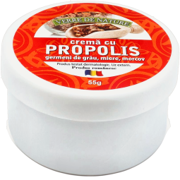 Crema propolis germeni grau morcov miere 55g - VERRE DE NATURE