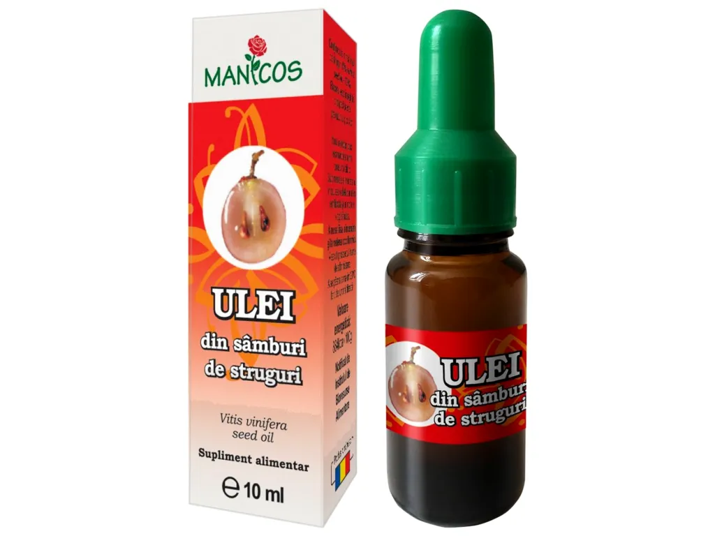 Ulei samburi struguri 10ml - MANICOS