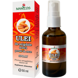 Ulei migdale dulci spray 50ml - MANICOS