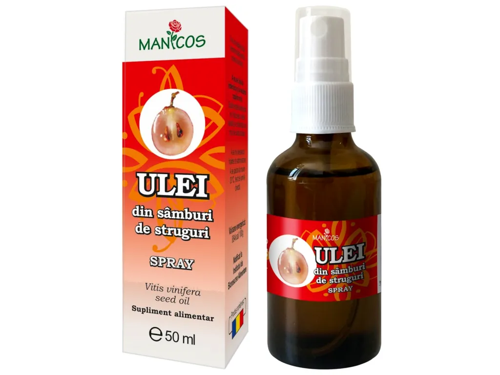 Ulei samburi struguri spray 50ml - MANICOS