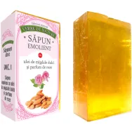 Sapun Emolient ulei migdale dulci parfum roze 100g - VERRE DE NATURE