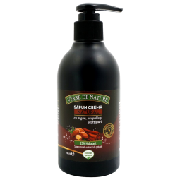 Sapun crema natural argan propolis scortisoara 240ml - VERRE DE NATURE