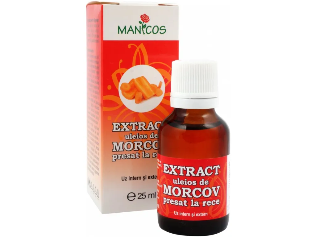 Extract uleios morcov 25ml - MANICOS