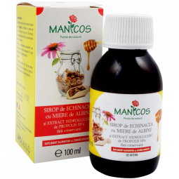 Sirop echinaceea miere propolis 100ml - MANICOS