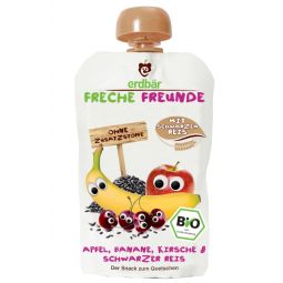 Piure mere banane cirese orez bio 100g - ERDBAR