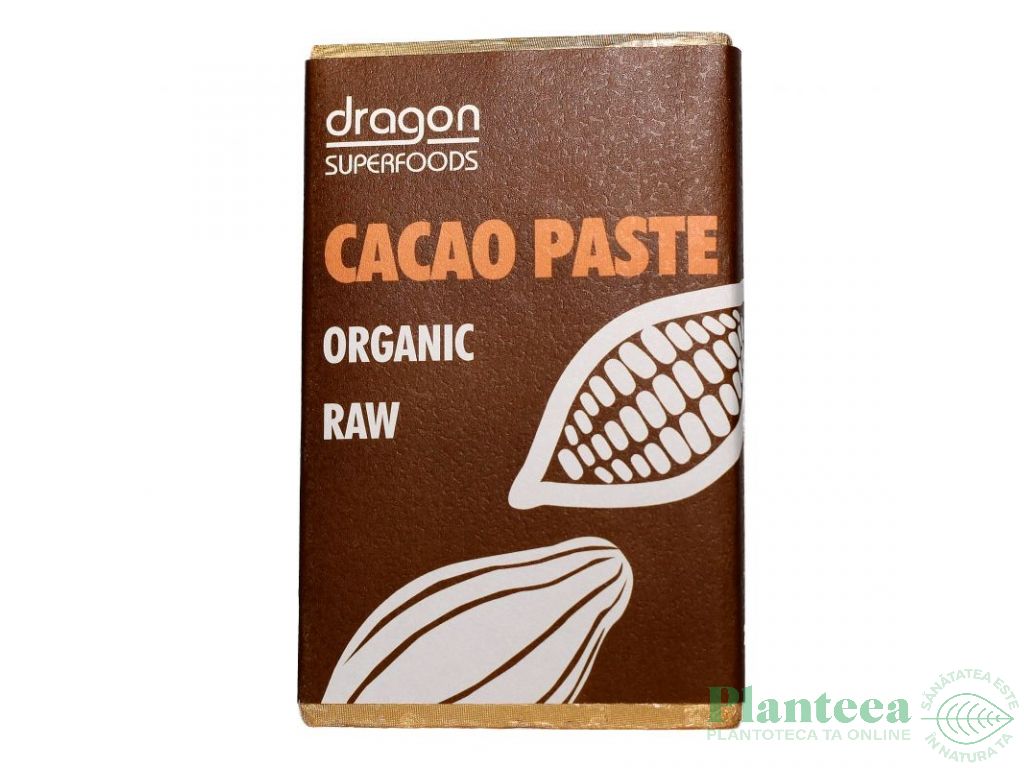 Pasta cacao liquor raw bio 200g - DRAGON SUPERFOODS