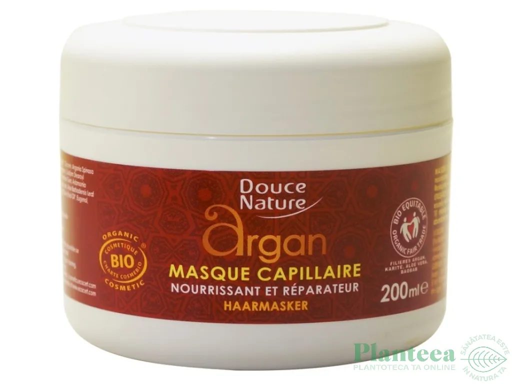 Masca par ulei argan 200ml - DOUCE NATURE