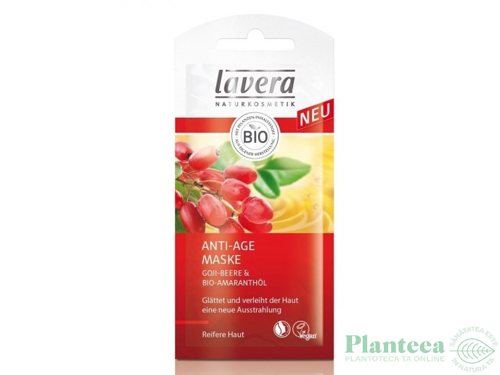 Masca antiage goji ulei amarant plic 8ml - LAVERA