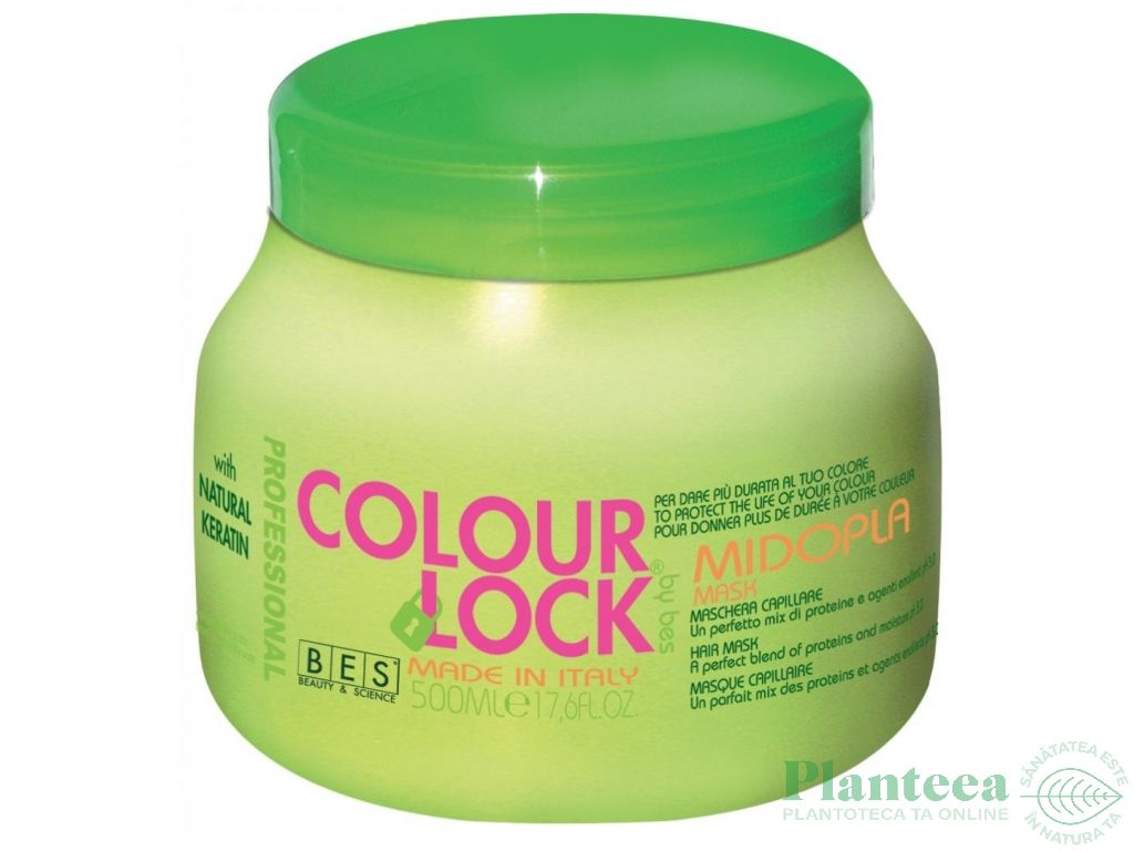 Masca par tratament midopla Colour Lock 500ml - BES