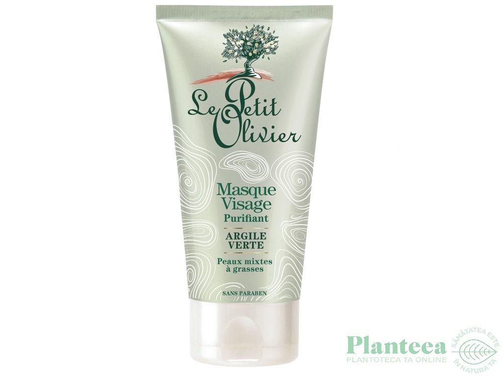 Masca purificatoare argila verde ten mixt/gras 75ml - LE PETIT OLIVIER