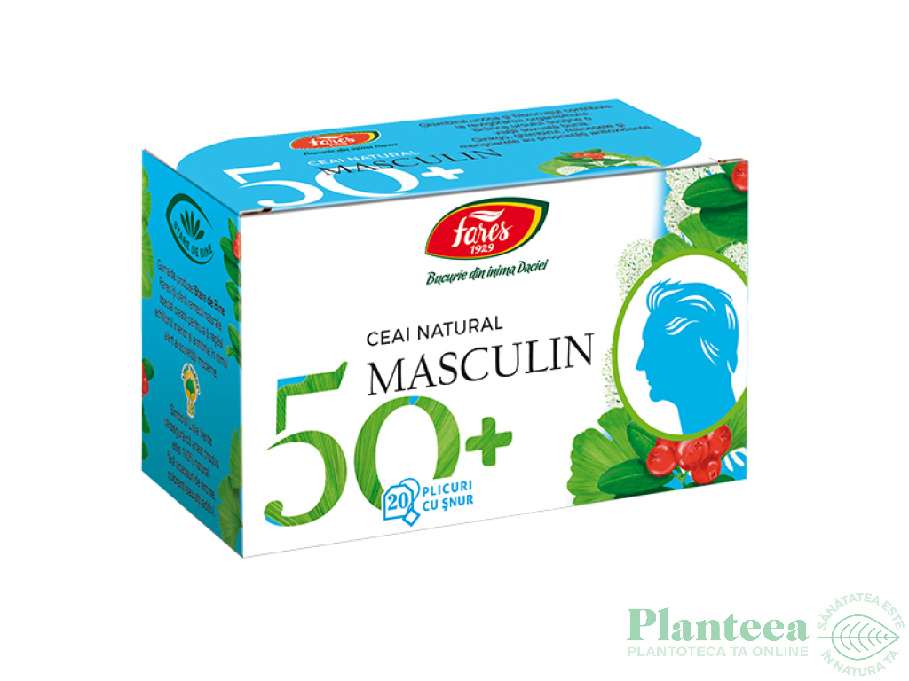 Ceai natural Masculin 50+ 20dz - FARES