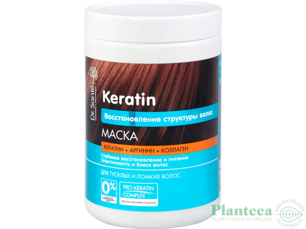 Masca par restructuranta nutritiva cheratina arginina colagen 1L - DR SANTE