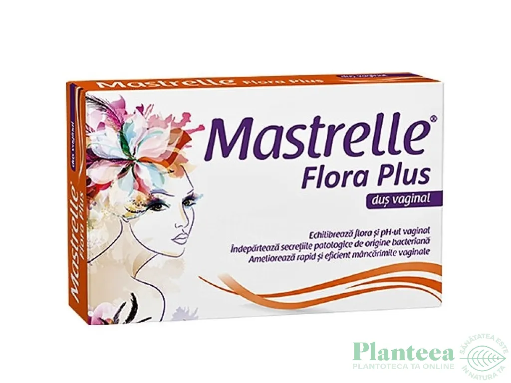 Pulbere dus vaginal Mastrelle Flora Plus 10pl - FITERMAN