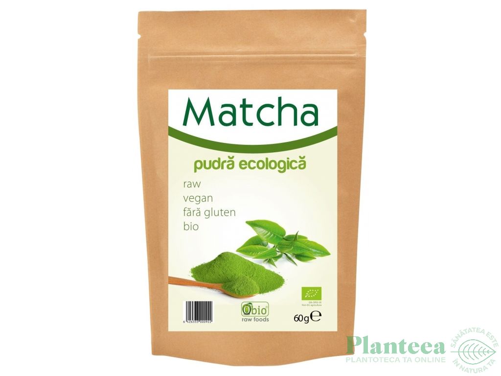 Ceai verde matcha pulbere eco 60g - OBIO