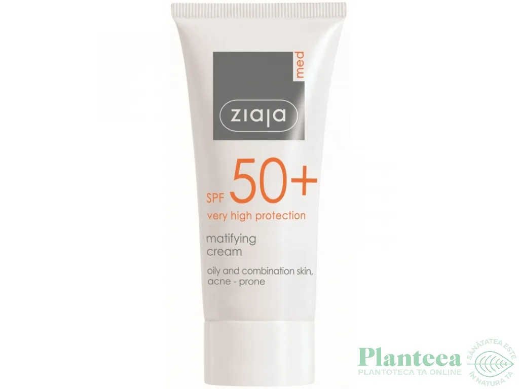 Crema matifianta spf50 ten gras mixt acneic Med 50ml - ZIAJA
