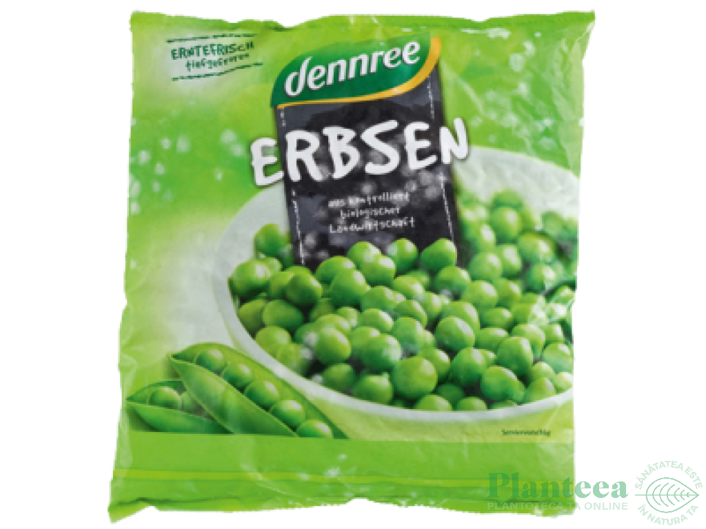 Mazare verde congelata bio 450g - DENNREE