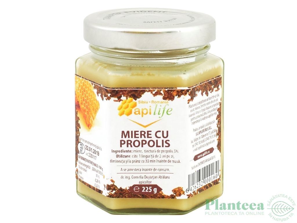 Miere propolis 225g - APILIFE