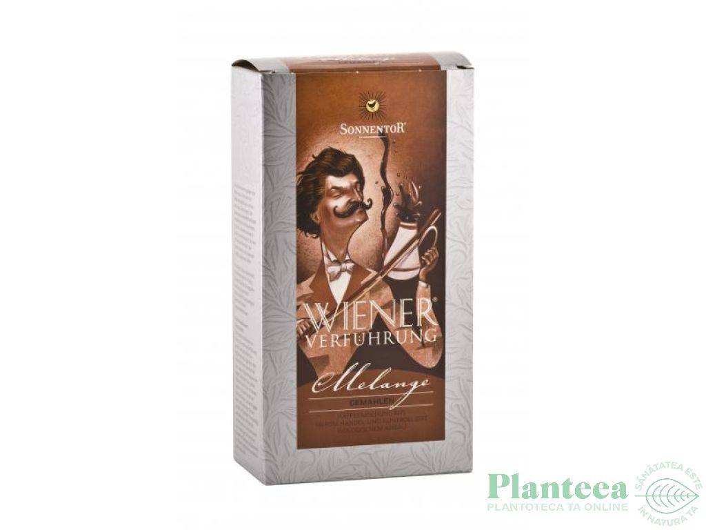 Cafea boabe arabica melange Ispita Vieneza eco 500g - SONNENTOR