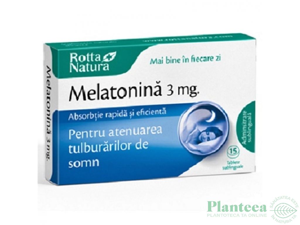 Melatonina 3mg 15cp - ROTTA NATURA