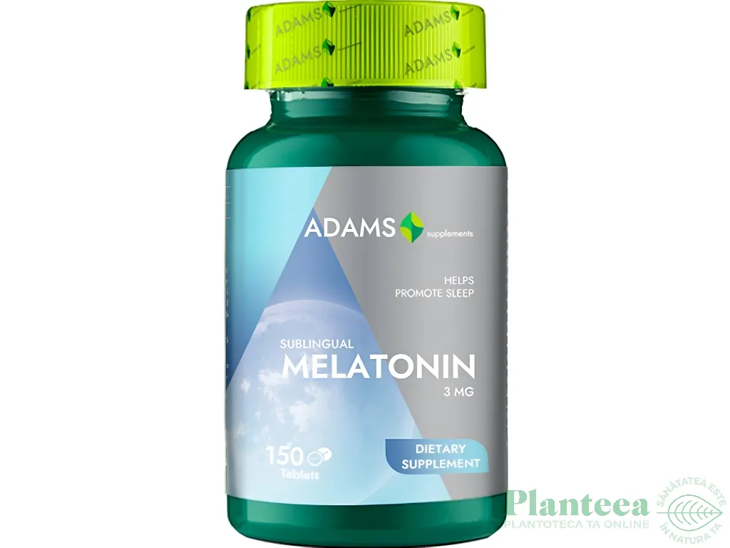 Melatonina 3mg 150cp - ADAMS SUPPLEMENTS