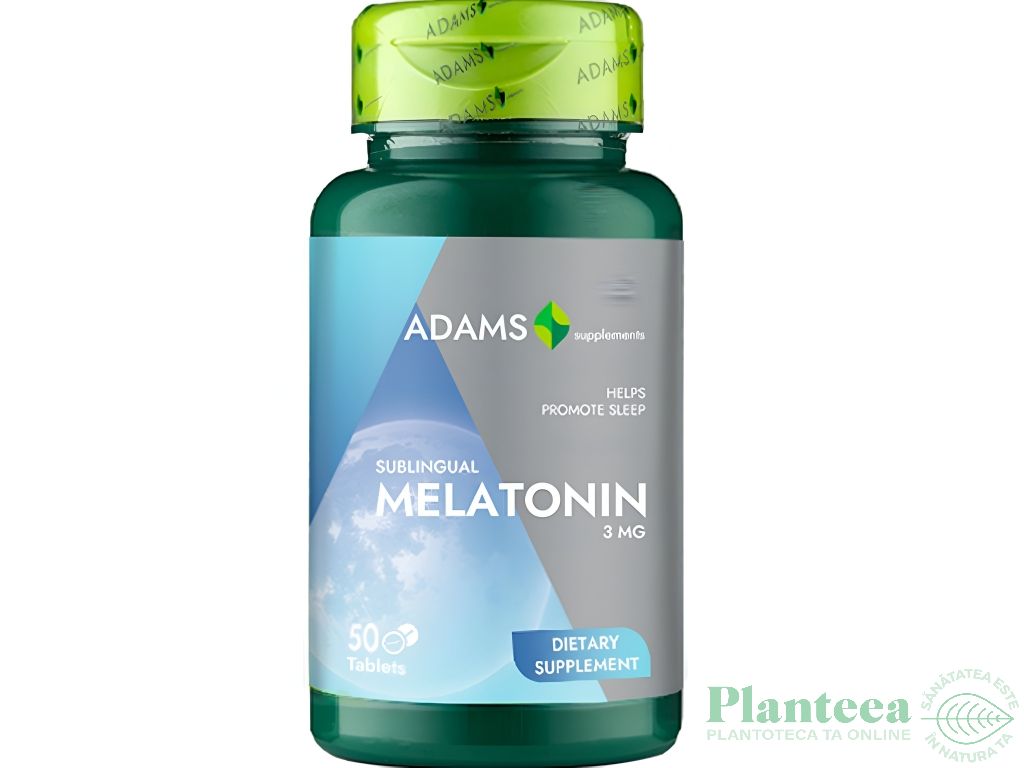 Melatonina 3mg 50cp - ADAMS SUPPLEMENTS