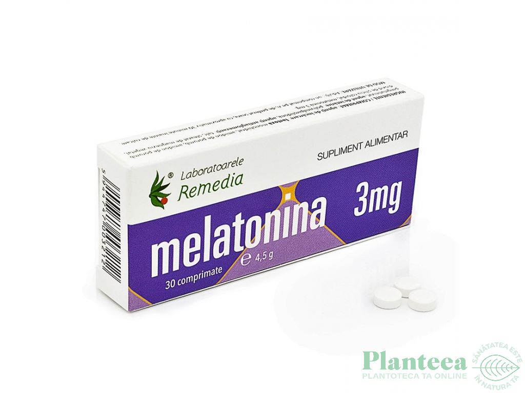 Melatonina 3mg 30cp - REMEDIA