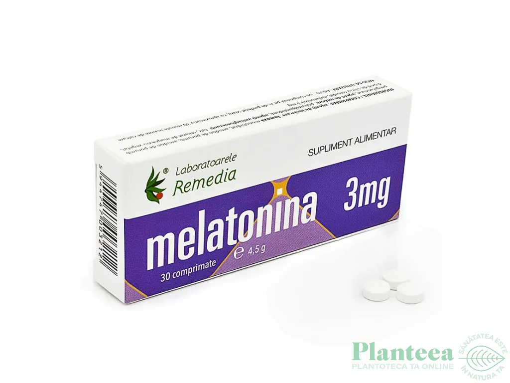 Melatonina 3mg 30cp - REMEDIA
